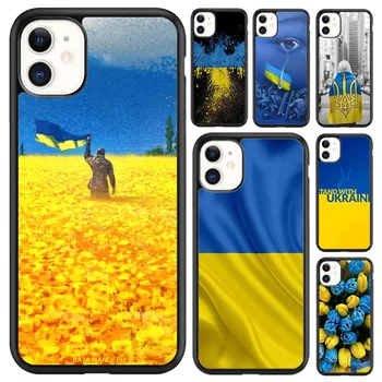 Чехол Для Телефона С Флагом Украины Для iphone SE2020 15 14 6 6s 7 8 plus XR XS 11 12 13 pro max Shell Cover coque