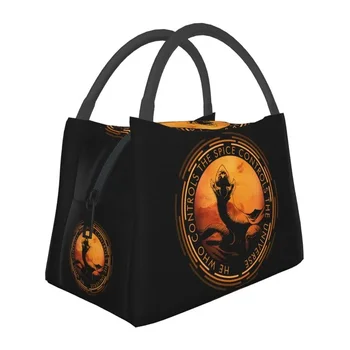 Изготовленная на заказ сумка для ланча Rerro Shai Hulud Dune, женская теплая сумка-холодильник, изолированный ланч-бокс для работы, пикника или путешествий