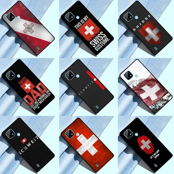 Швейцария Швейцарский Флаг Чехол Для телефона Realme GT Neo 2T 3T Для 8 Pro 8i GT Master GT Neo 2 C15 C21 C25 C31 C35 Coque