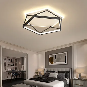 Спальня светодиодный потолочный светильник простая современная лампа для главной спальни Nordic luxury ins чистая красная лампа для комнаты лампы творческой личности