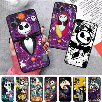 Чехол для телефона Disney Nightmare Before Christmas Для iPhone 15 14 11 12 13 Mini Pro XS Max Cover 6 7 8 Plus X XR SE 2020 Funda Shell