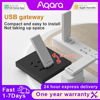 AQARA Умный Дом E1 Шлюз Zigbee Aqara USB Порт Мини-Концентратор Беспроводное Подключение Удаленного Приложения Управление Для Xiaomi MIHOME Apple Homekit