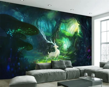 Изготовленные на заказ высококачественные 3D обои Dream forest гостиная, ТВ-фон, обои для стен, трехмерный рисунок