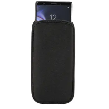 Для HTC Desire 21 Pro 5G (2021) водонепроницаемый носок, сверхтонкий и противоударный неопреновый чехол-черный