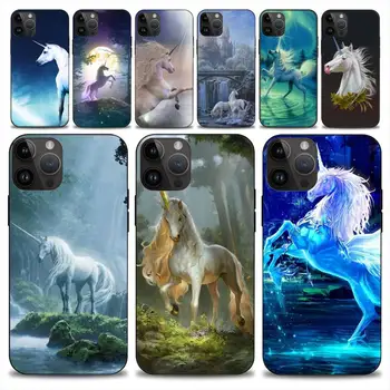 красивый чехол для телефона Pegasus unicorn для iphone 14 13 12 11 Pro Max Mini X 7 8 Мягкий чехол