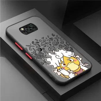 Чехол для телефона Xiaomi Poco X3 NFC C40 X5 Pro X4 Pro M5s M5 M3 X4 GT F3 X3 Pro Cute Pokemon psyduck-Ones pieces Мягкий чехол из ТПУ