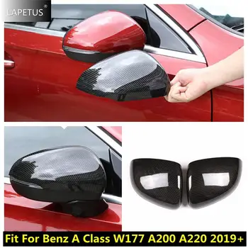 Крышка Зеркала заднего Вида Автомобиля Shell Decor Cover Trim Подходит Для Mercedes Benz A Class W177 A200 A220 2019-2023 Аксессуары Из Углеродного Волокна