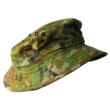 Уличная шляпа-пенни с круглым краем, дышащая рыбацкая кепка с широкими полями, защита от солнца, австралийско-родезийский камуфляж по индивидуальному заказу