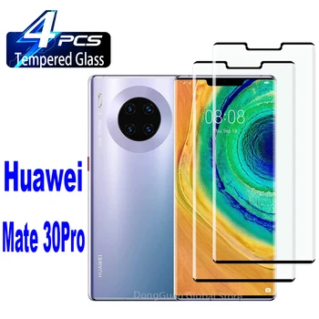 2/4 шт. Закаленное Стекло Для Huawei Mate 30 Pro Mate 40 Mate 60 50 20 Pro Защитное Стекло Для Экрана