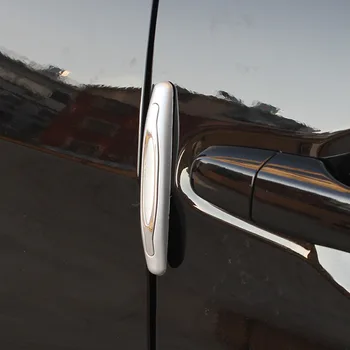 4шт Защитная полоса на двери автомобиля, резиновые наклейки на бампер от царапин Для тюнинга Автомобильных аксессуаров Subaru Impreza Mercedes W213 Veracruz