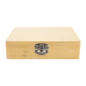 Коробка для микроскопа с несколькими слотами, держатель для хранения слайдов, деревянный контейнер для хранения слайдов.