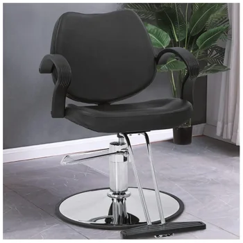 Парикмахерское кресло для укладки в салоне, регулируемый гидравлический шампунь для красоты, парикмахерские услуги для мужчин и женщин, парикмахеры-стилисты, Бесплатная доставка, черный