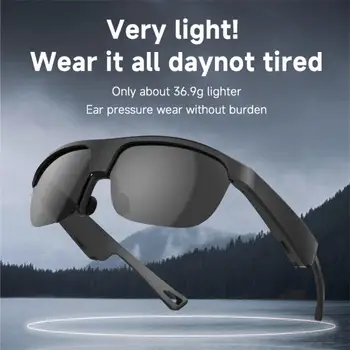 Умные очки, Беспроводные солнцезащитные очки, совместимые с Bluetooth, 5.3 вызова, HD Аудио, Громкая связь, музыка, очки с защитой от ультрафиолета
