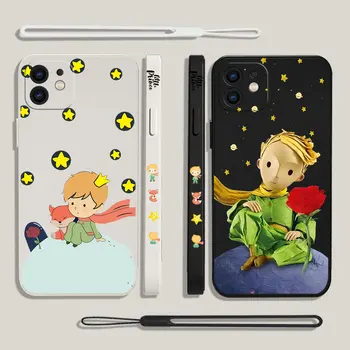 Мультяшный Маленький Принц Чехол Для Телефона Xiaomi Redmi Note 12 11 11T 10 10S 9 Pro Plus 10C 9A K40 K50 K60 4G 5G С Ремешком Для рук