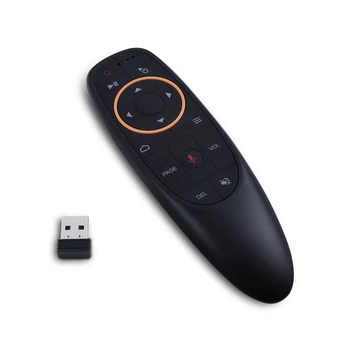 G10S Air Mouse Голосовой пульт дистанционного управления 2.4G USB-ресивер для Android TV BOX PC с гироскопическим датчиком Mini Wireless Smart Remote
