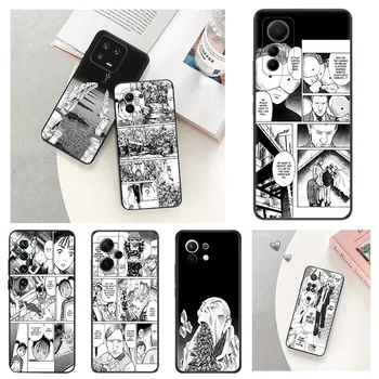 Чехлы для телефонов Xiaomi 13 Pro 12X 12T Redmi Note12 12S 12C A2 A1 CC9 12Lite Manga PLUTO Черный Мягкий Чехол с защитой От Падения