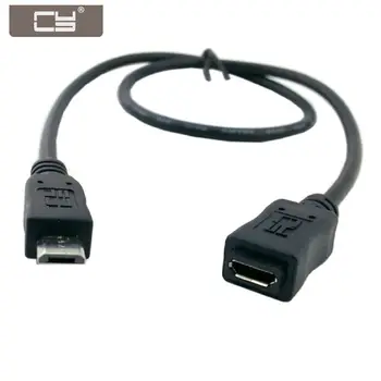 Chenyang 50-сантиметровый полноконтактный кабель Micro USB 2.0 типа 5Pin между мужчинами и женщинами для планшета, телефона и расширения OTG