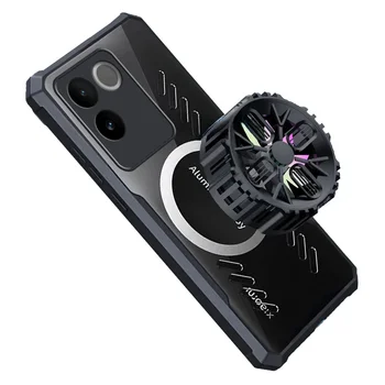 Чехол для Телефона Gamer для VIVO S17E 5G Графеновая Крышка Для Отвода Тепла С Восемью Отверстиями Дышащий Прозрачный Тонкий Корпус