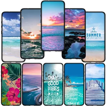 Морской Пляж Путешествия Океан Чехол Для Телефона Samsung Galaxy S21 S20 Fe S23 S22 Ultra S8 Plus A71 A12 A13 A21S S7 Мягкий Чехол