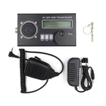 1 Комплект Портативного Многофункционального Коротковолнового Радиоприемника USDX QRP SDR Radio Hobbyist Transceiver + US Plug