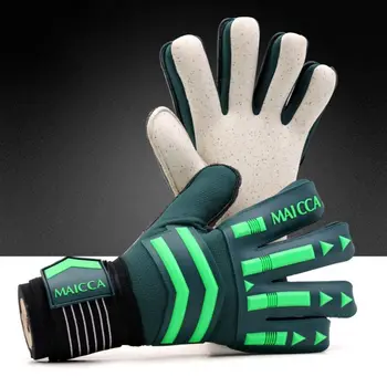 Противоскользящие вратарские перчатки, износостойкие амортизирующие латексные перчатки, Регулируемые по скольжению футбольные вратарские перчатки для игры в футбол