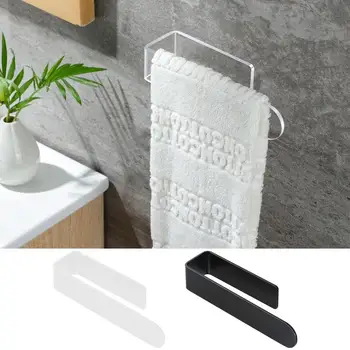 Полотенцесушитель для ванной комнаты, самоклеящаяся вешалка для полотенец, акриловая настенная вешалка для полотенец, кухонная вешалка для полотенец, самоклеящееся полотенце для дома и лица