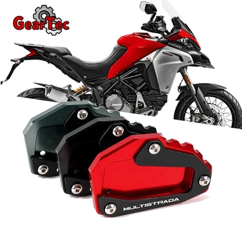 Для DUCATI Multistrada 1200 Enduro Enduro Pro 1200S Аксессуары для мотоциклов Боковая подставка для ног с ЧПУ Удлинитель Подставка для ног пластина