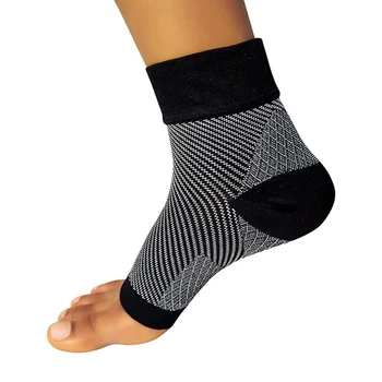 Спортивные компрессионные носки для ног, защита от усталости, поддержка лодыжек, облегчение боли в пальцах ног Для мужчин, носки для женщин, спортивные носки для бега, йоги