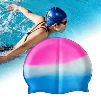 Женская шапочка для купания, удобная эластичная легкая комфортная шапочка для дайвинга, головной убор для плавания