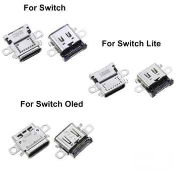 для Nintendo Switch разъем для зарядки с портом USB-C разъем для зарядки с портом OLED Lite новый